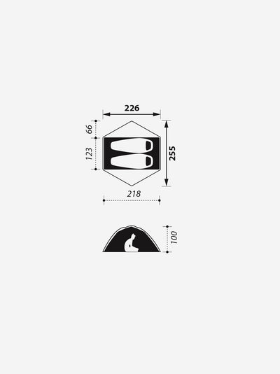 Jade 2 Pro Tent 2 Person | Dill Green